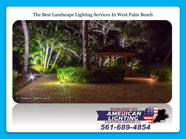the best landscape lighting services in west palm