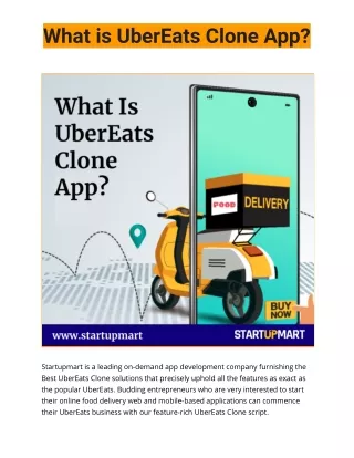 What is UberEats Clone App_