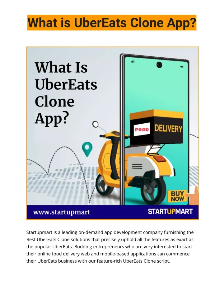 what is ubereats clone app