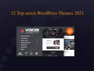 12 Topnotch WordPress Themes 2021