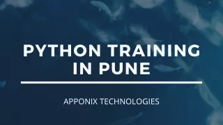 python training in pune