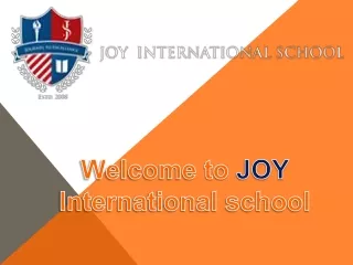 International Schools in Hyderabad | JOY INTERNATIONAL SCHOOL
