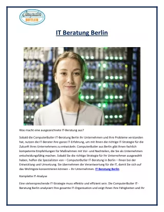 it beratung berlin