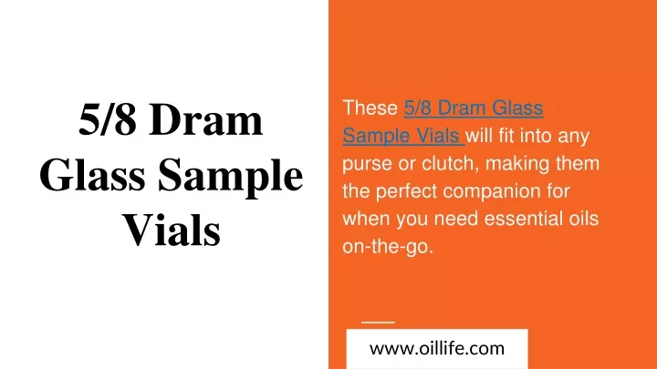 5 8 dram glass sample vials