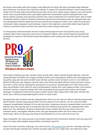 Cek Backlink Website Terpercaya: 4 Cara Kulminasi Buat Membeli Cara Memasang Bac