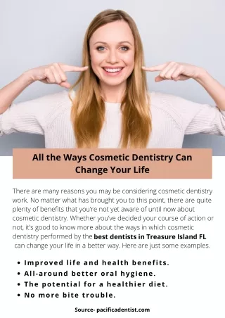 All the Ways Cosmetic Dentistry Can Change Your Life