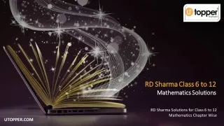 RD Sharma Class 6 to 12 Mathematics Solutions – Free PDF Download