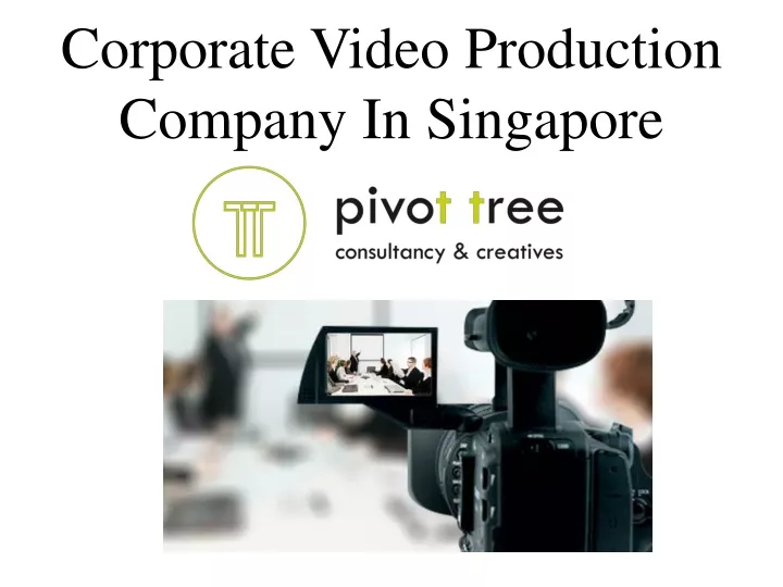 corporate video production company in singapore