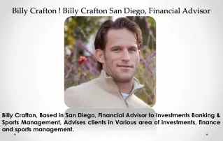 Billy Crafton - Optimum Financial Planner in San Diego