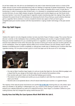 as we have stated over the salt nics