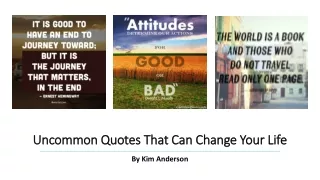 uncommon quotes that can change your life