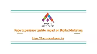 page experience update impact on digital marketing
