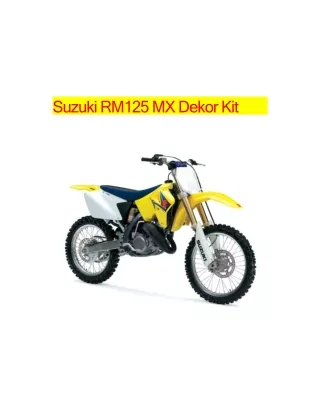Suzuki RM125 MX Dekor Kit