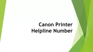canon printer helpline number