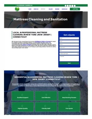 Professional Mattress Cleaning - Connecticut, New York, New Jersey