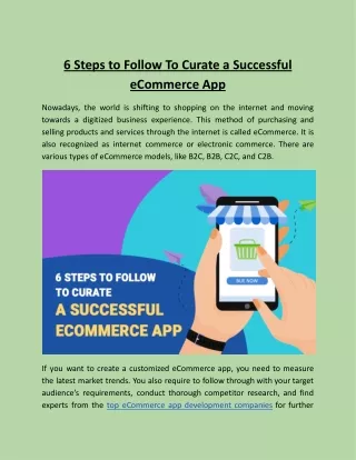 6 steps to follow to curate a successful