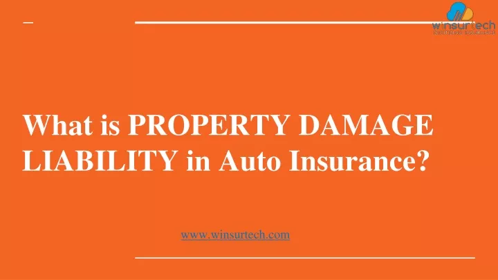 what is property damage liability in auto insurance