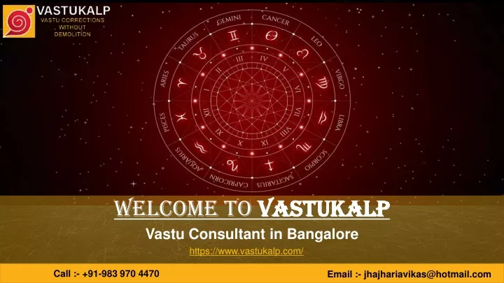 welcome to vastukalp vastu consultant in bangalore