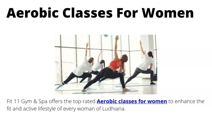 aerobic classes for women