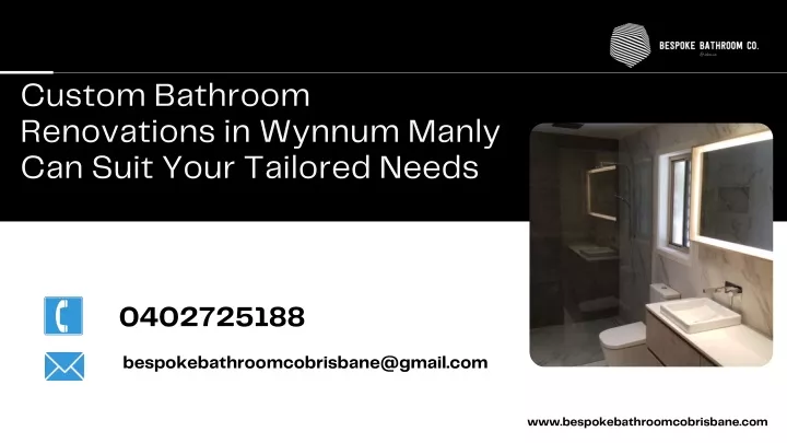 custom bathroom renovations in wynnum manly