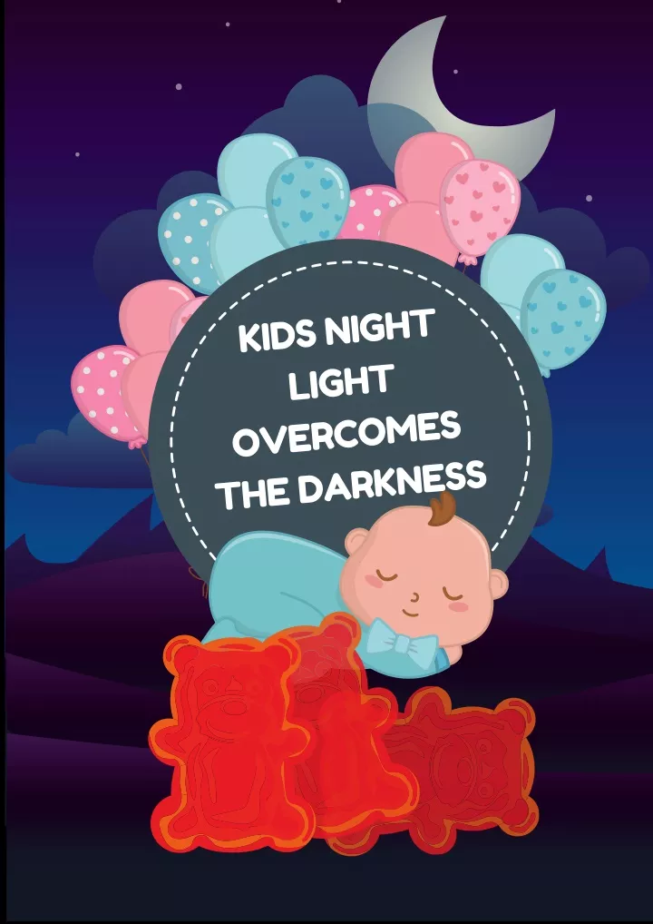 kids night light overcomes the darkness