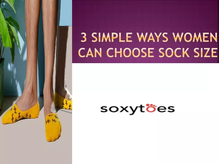 3 simple ways women can choose sock size