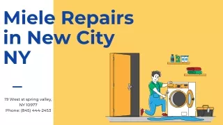 Miele Repairs in New City NY