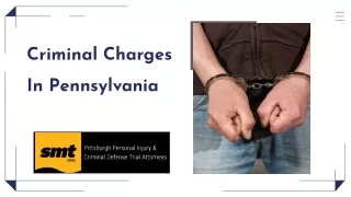Criminal Charges In Pennsylvania