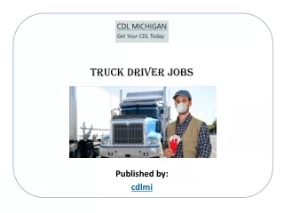 truck driver jobs