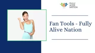 Explore the Online Weight Loss Products | Fully Alive Nation
