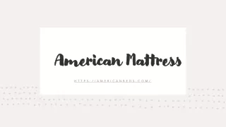 american mattress