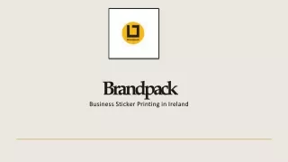 brandpack business sticker printing in ireland