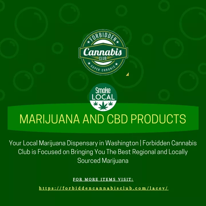 marijuana and cbd products
