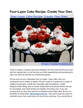 Four-Layer Cake Recipe_ Create Your Own