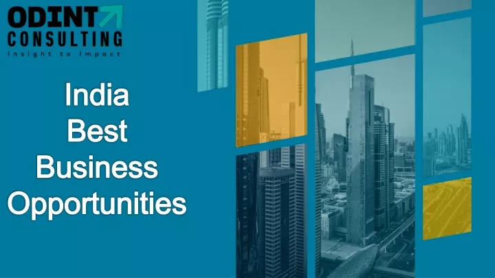 india best business opportunities