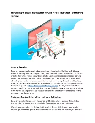 enhancing the learning experience with virtual