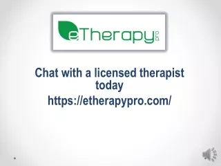 chat with a licensed therapist today https etherapypro com