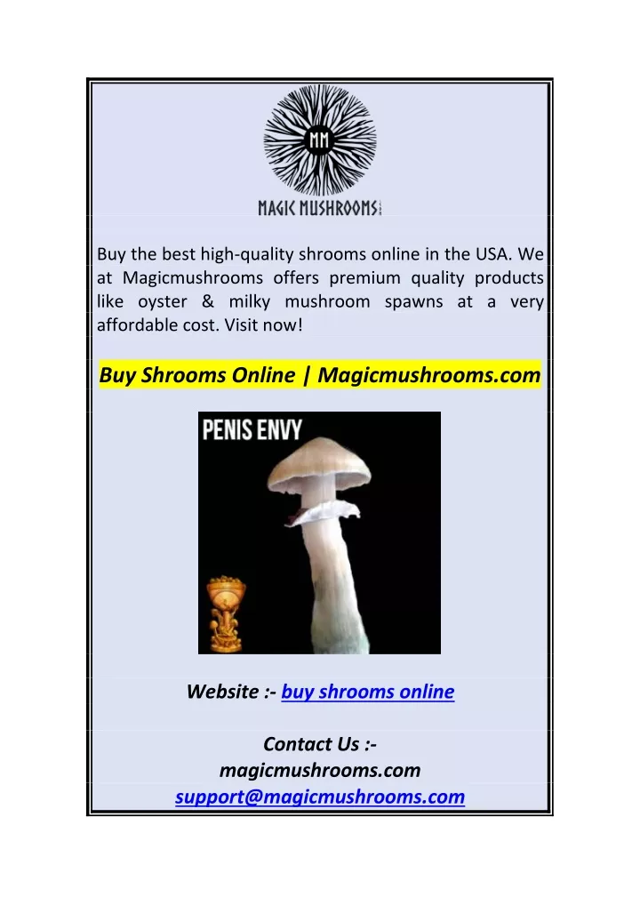 buy the best high quality shrooms online