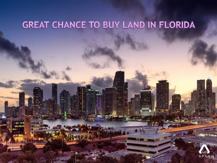 great chance to buy land in florida