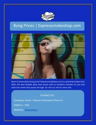 bong prices expresssmokeshop com