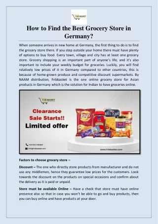 How to find the best grocery store in Germany?