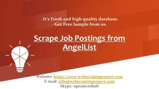 scrape job postings from angellist