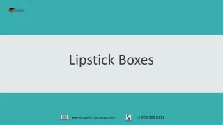 Printed Personalized Branded Lipstick packaging wholesale in UK