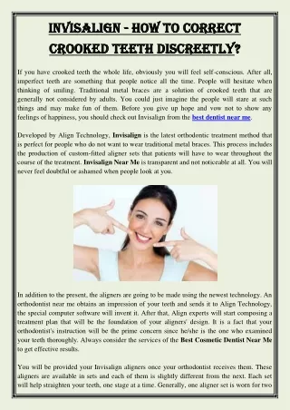 invisalign invisalign how to correct
