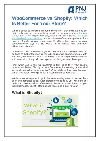 woocommerce vs shopify which is better for your