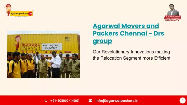 agarwal movers and packers chennai drs group