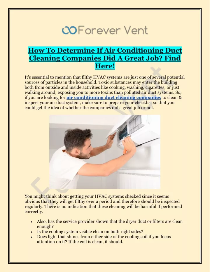 how to determine if air conditioning duct
