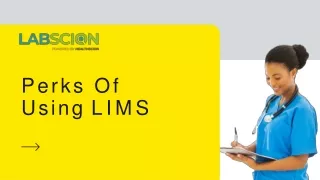 perks of using lims