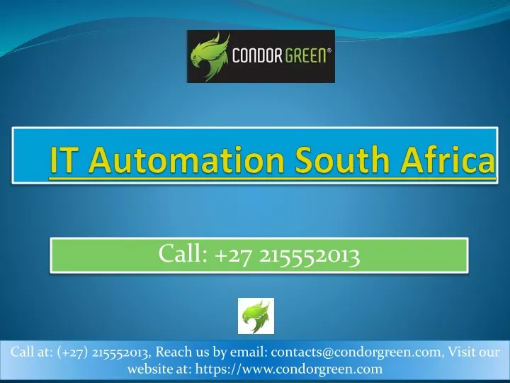 it automation south africa