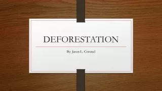 deforestation